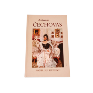 Ponia su šuniuku Antonas Čechovas
